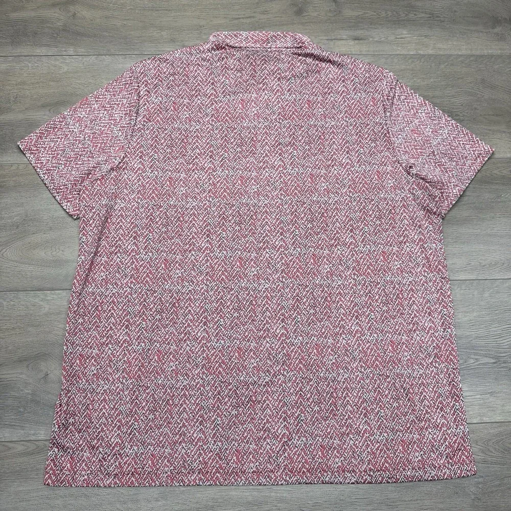 NWT Adidas Fairway JQ Polo Preloved Scarlet Men's Sz 2XL Golf‎ Preppy